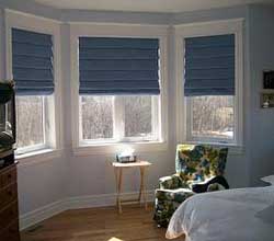 BLINDS - WINDOW BLINDS - FAUX WOOD  NATURAL WOOD BLINDS - ROMAN